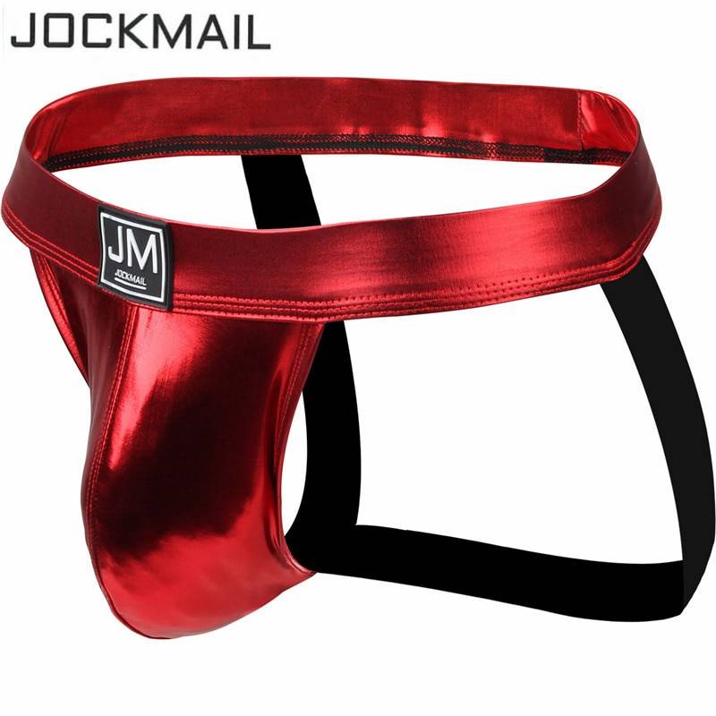 Jockmail Faux Leather Thongs - Junkwear for Guys